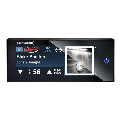 Sirius XM RAdio Commander Touch SXVCT1 SOFTWARE UPDATE INSTRUCTIONS