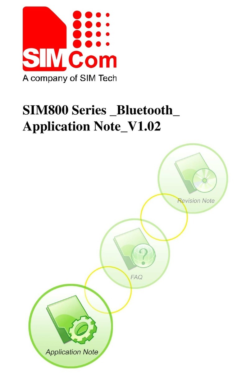 SimTech SimCom SIM800 Series Supplement
