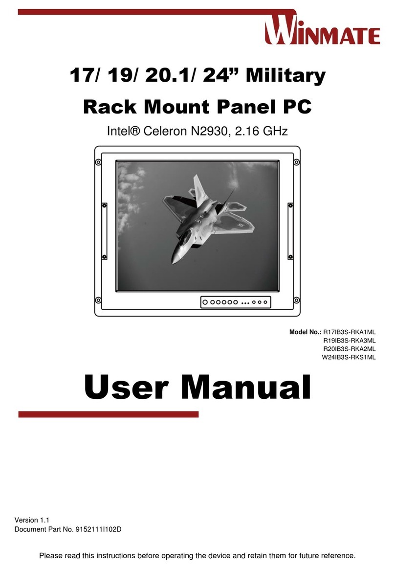 Winmate R17IB3S-RKA1ML User manual