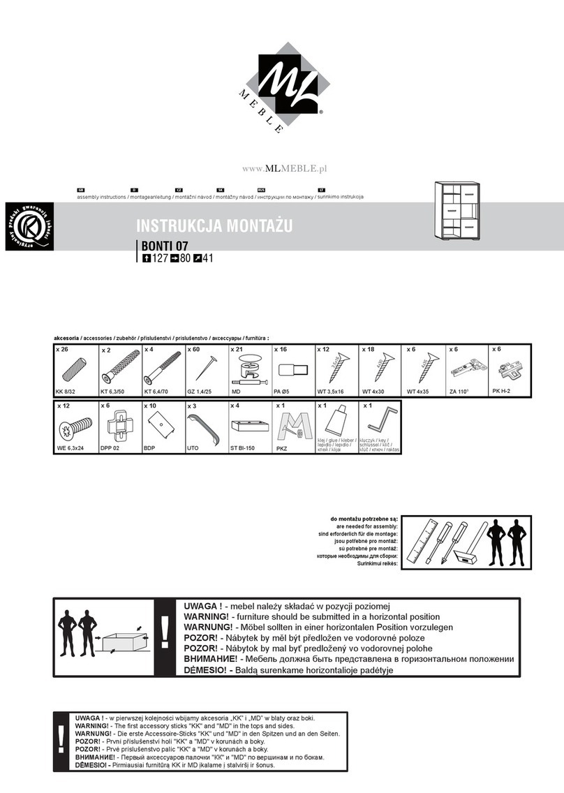 mlmeble BONTI 07 User manual