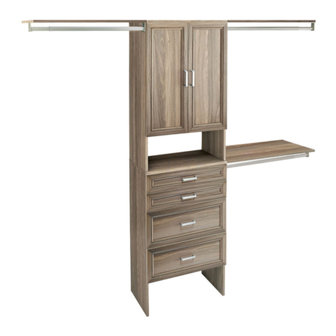 Closet Maid SuiteSymphony Combo Kit E Assembly instructions