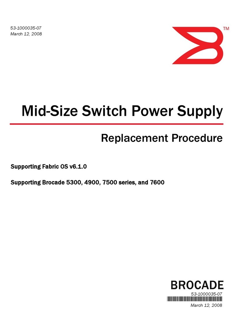Brocade Communications Systems 5300 Replacement procedure