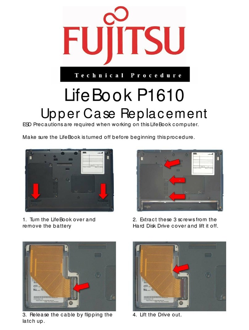 Fujitsu P1610 - LifeBook - Core Solo 1.2 GHz Reference guide Fujitsu P1610 - LifeBook - Core Solo 1.2 GHz Reference guide