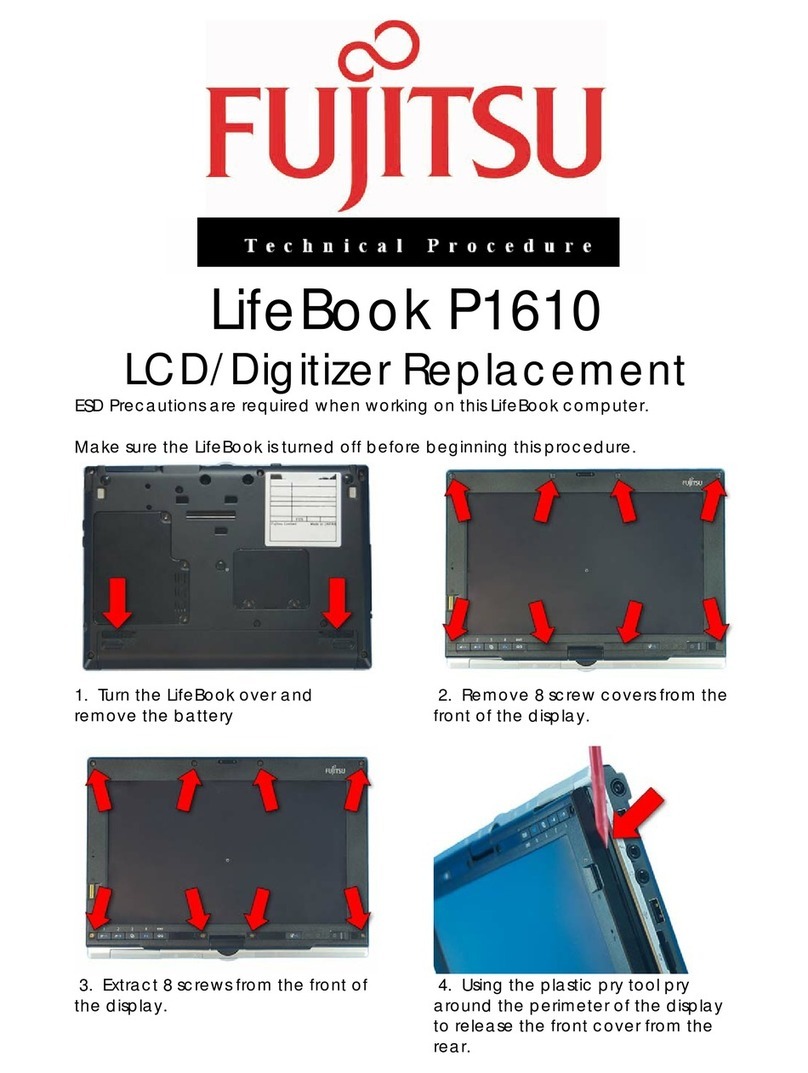 Fujitsu P1610 - LifeBook - Core Solo 1.2 GHz Reference guide