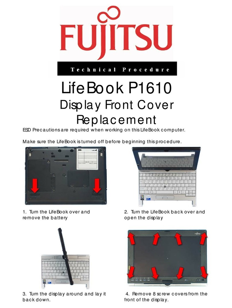 Fujitsu P1610 - LifeBook - Core Solo 1.2 GHz Reference guide