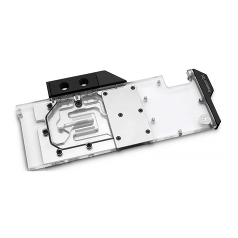 ekwb EK-Vector Radeon RX5700 + XT Backplate manual