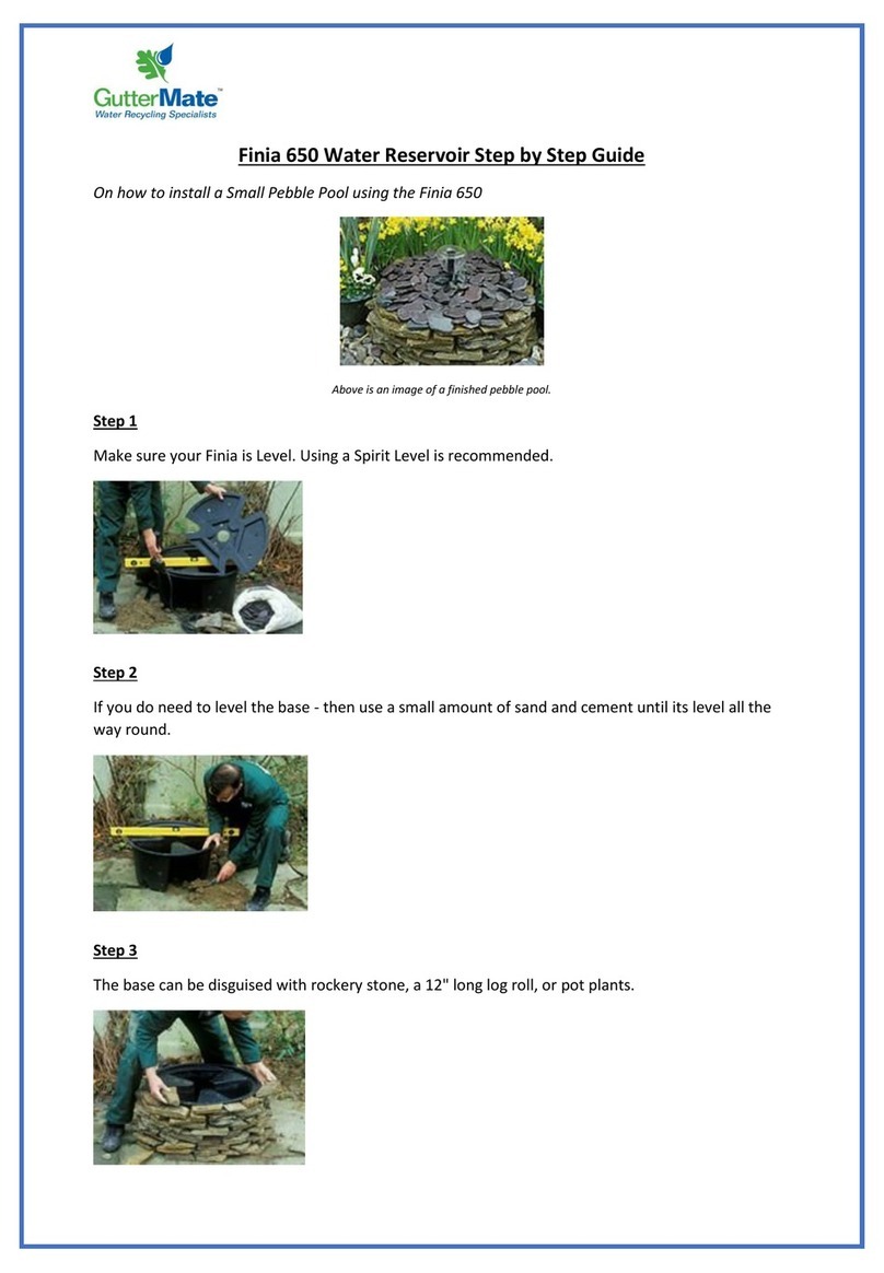 GutterMate Finia 650 Step-by-step guide