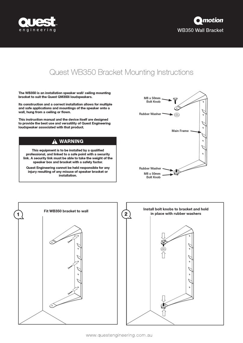 Quest Engineering WB350 Mounting instructions