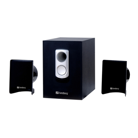 Sandberg SoundExperience 2.1 manual