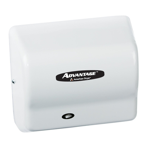 World Dryer Advantage Series owner's manual