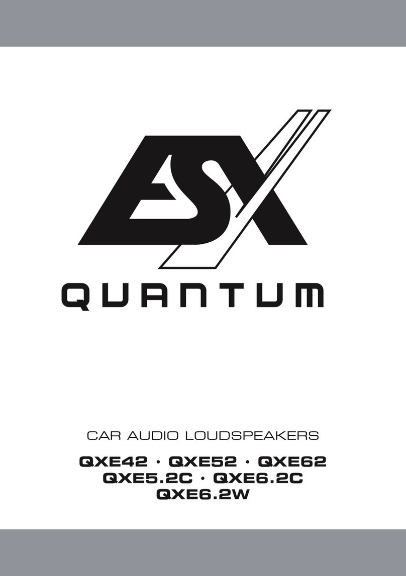 ESX QUANTUM QXE42 manual