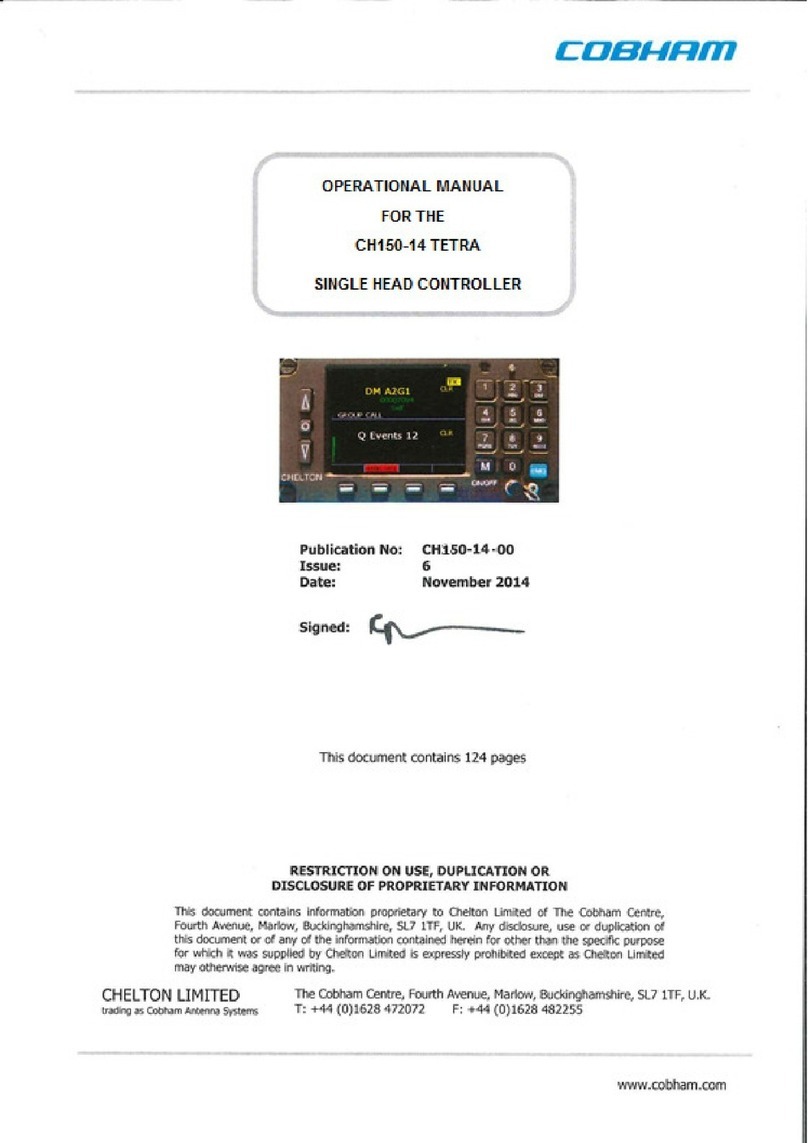 COBHAM CH150-14 Quick start guide