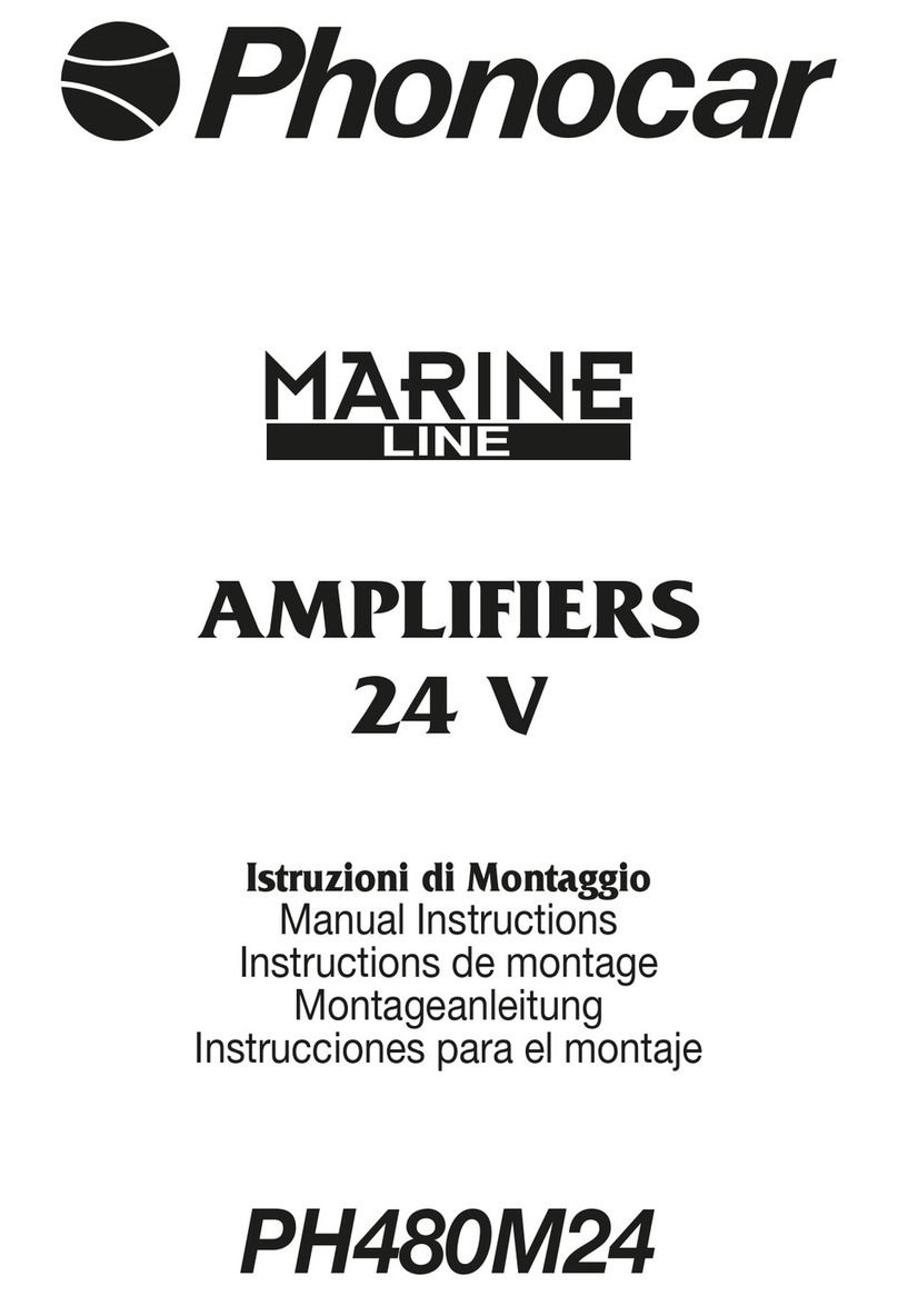Phonocar MARINE LINE PH480M24 Manual instructions