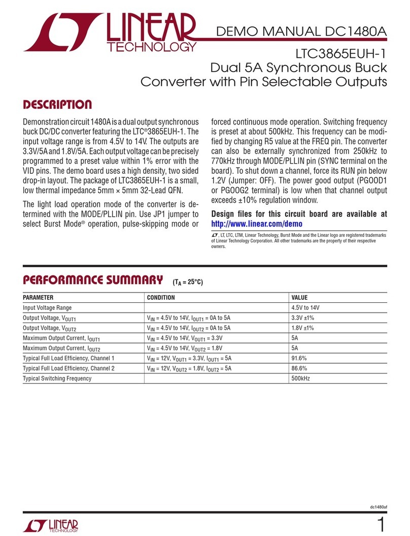 Linear Technology DC1480A Quick setup guide