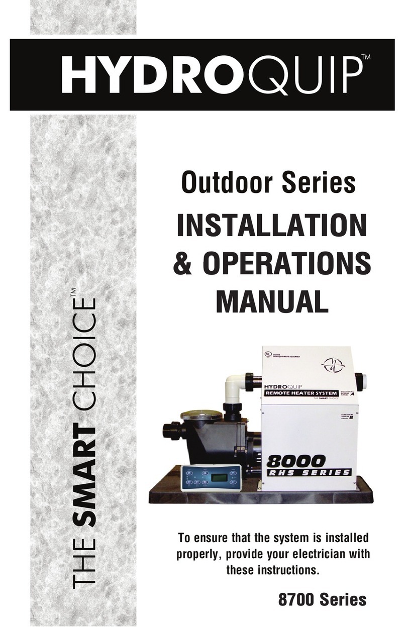 HydroQuip Outdoor Series User manual
