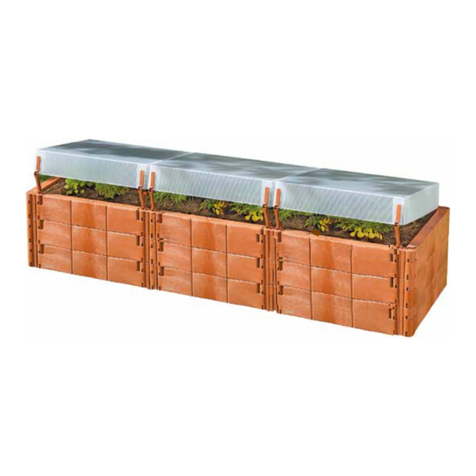 juwel Raised bed XL 2 in 1 terracotta Assembly instructions
