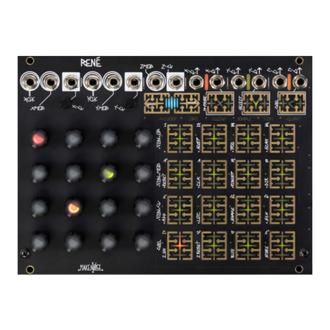 Make Noise Rene User manual Make Noise Rene User manual