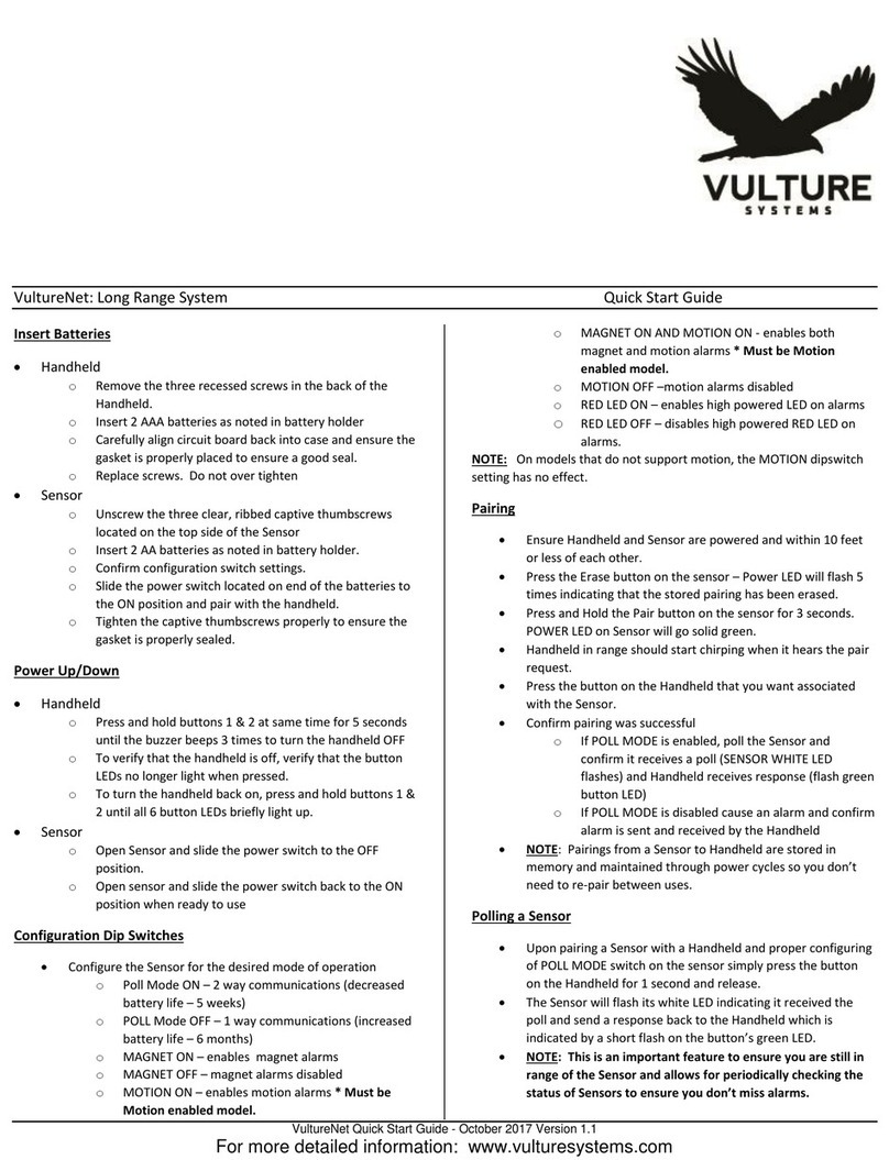 Vulture Systems VS1000 quick start guide