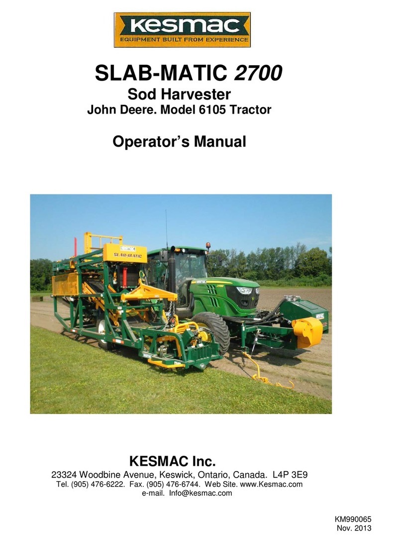 KESMAC SLAB-MATIC 2700 Operator's manual