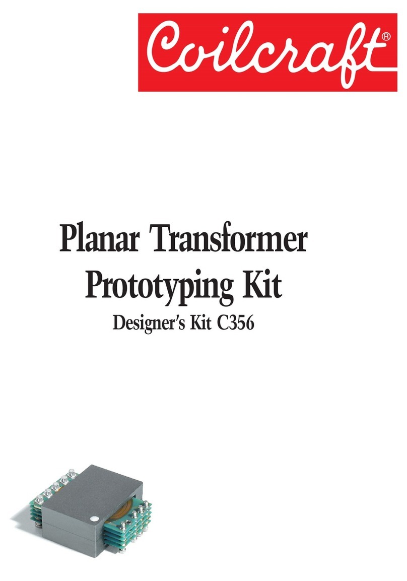 Coilcraft Planar Transformer Prototyping Kit manual
