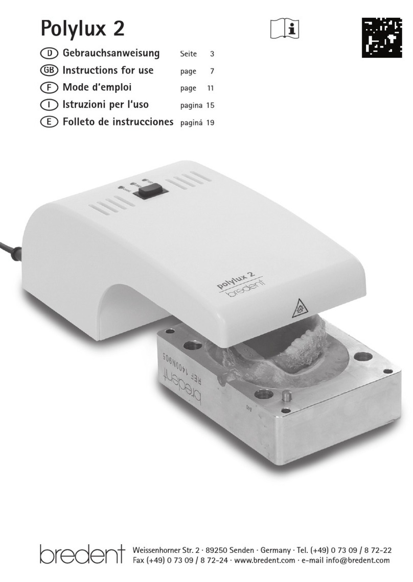 bredent Polylux 2 Instructions for use