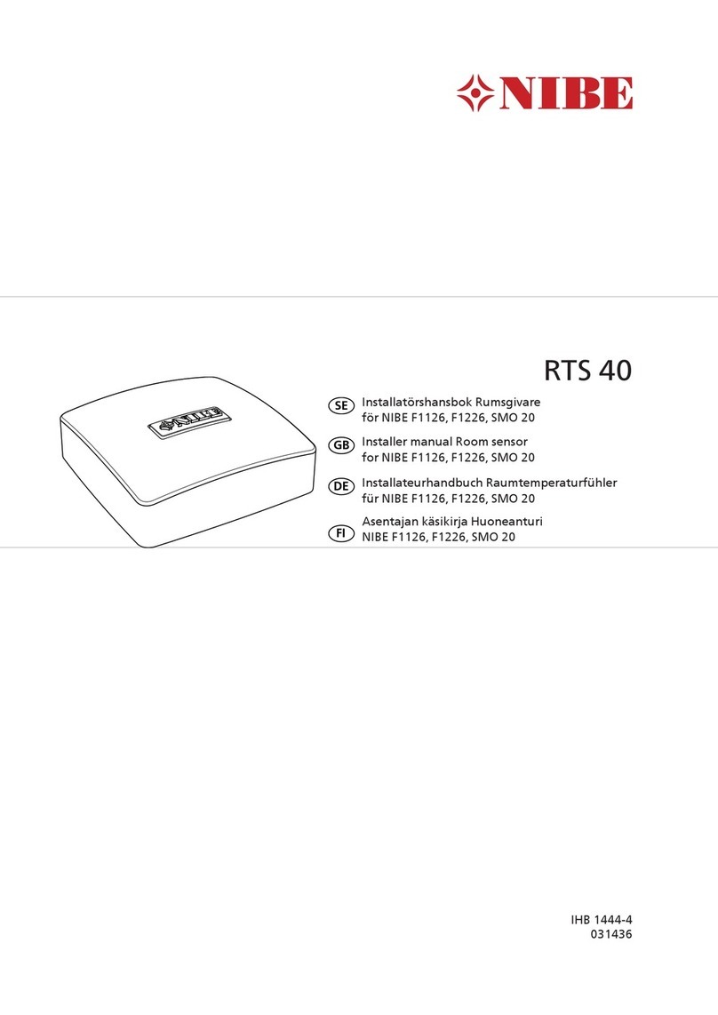 Nibe RTS 40 User guide