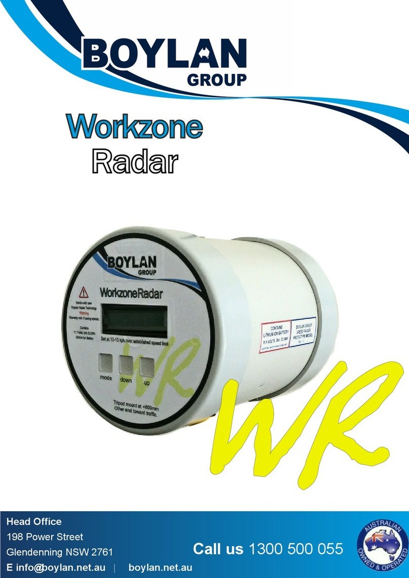 Boylan Workzone Radar quick start guide