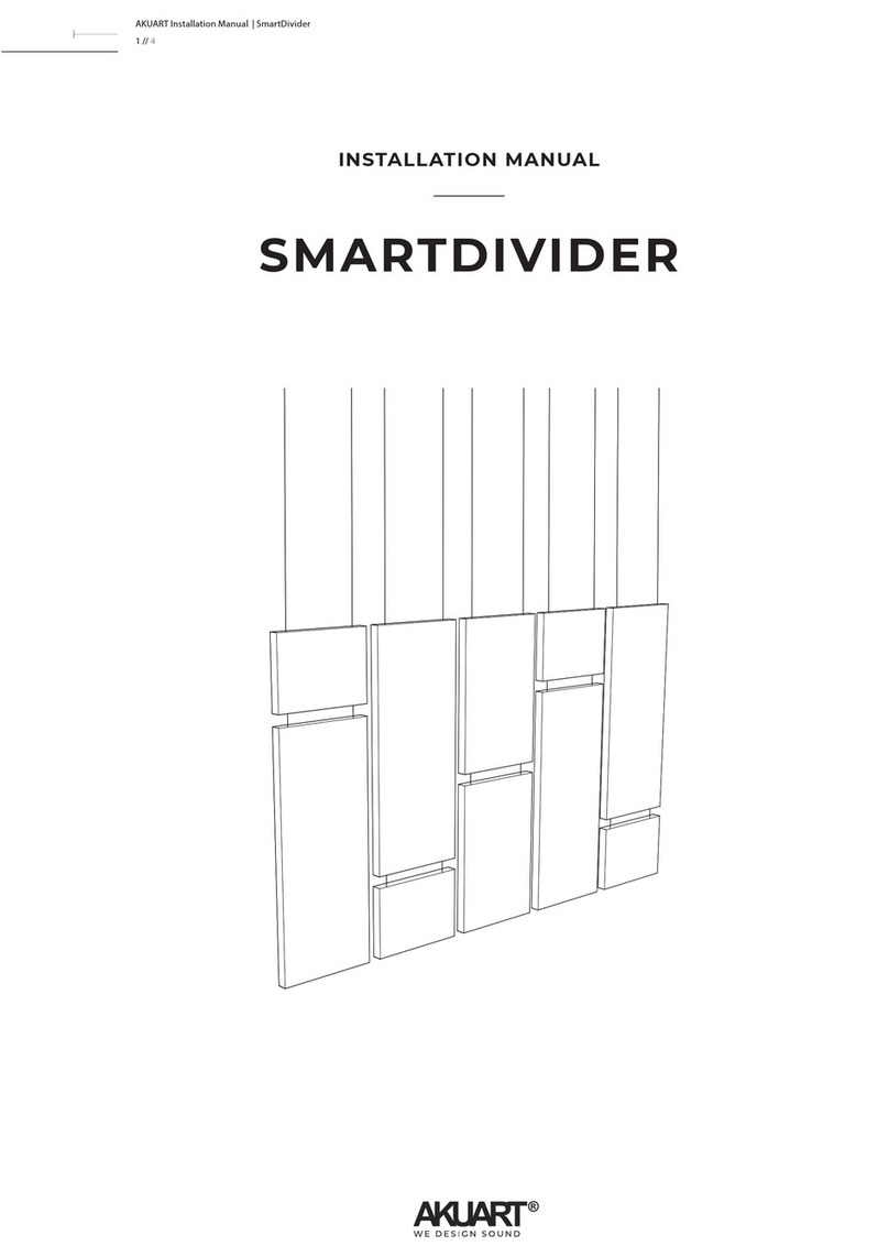 Akuart SMARTDIVIDER installation manual