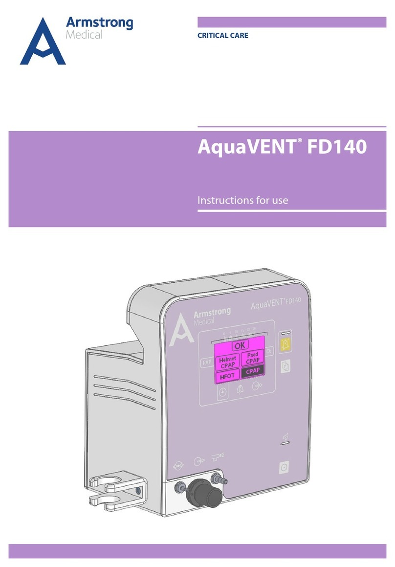 Armstrong Medical AquaVENT FD140 Instructions for use