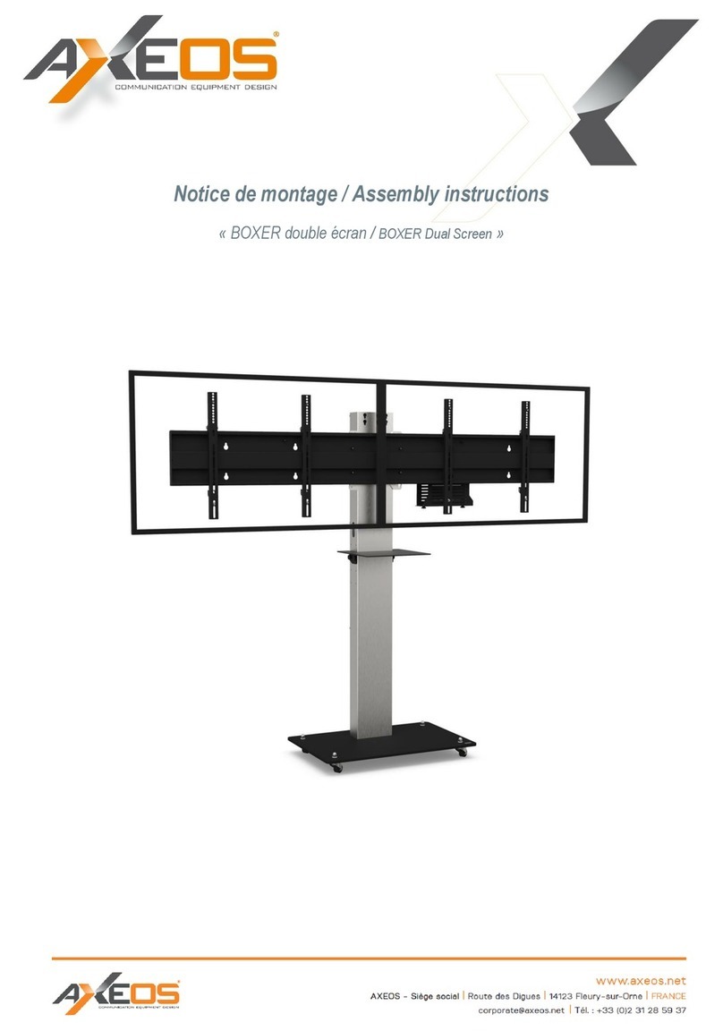 AXEOS BOXER Dual Screen Assembly instructions