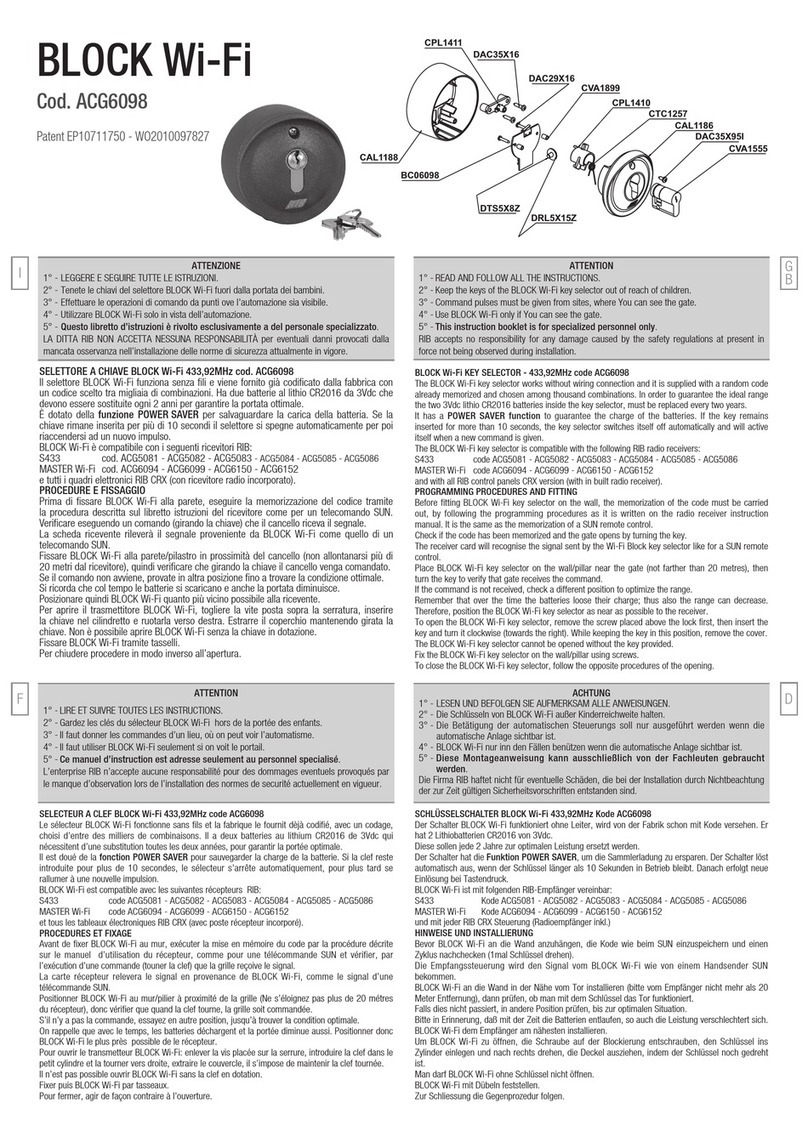 RIB BLOCK Wi-Fi ACG6098 instructions