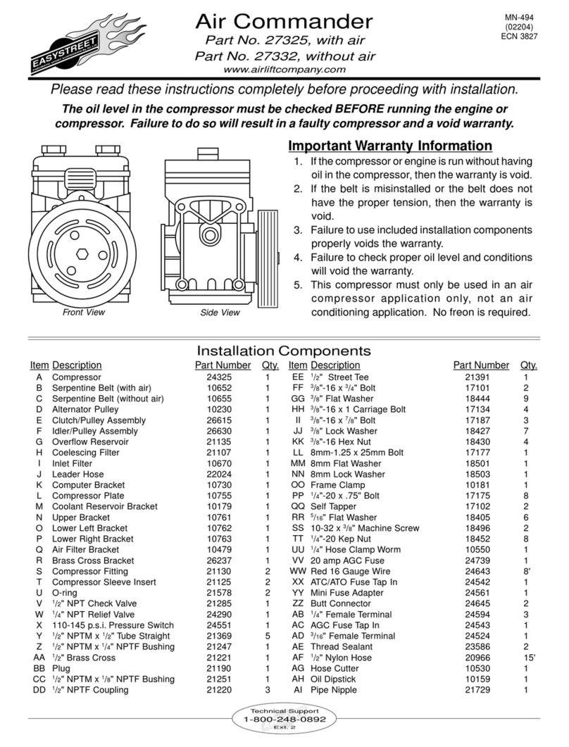 Easystreet Air Commander manual