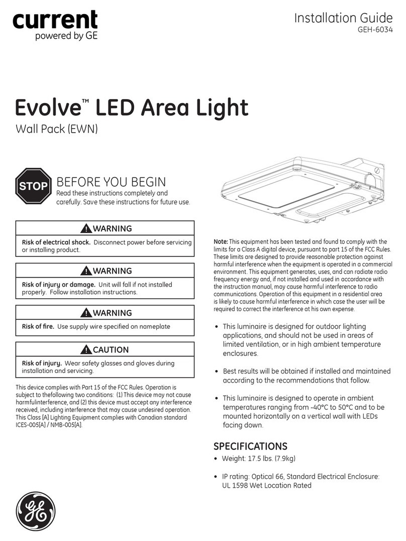 GE Current Evolve EWN User manual
