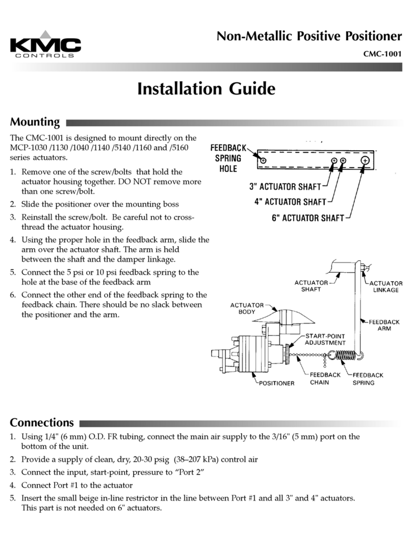 KMC Controls CMC-1001 installation guide