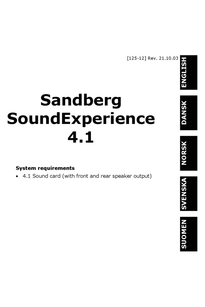 Sandberg SoundExperience 4.1 User manual