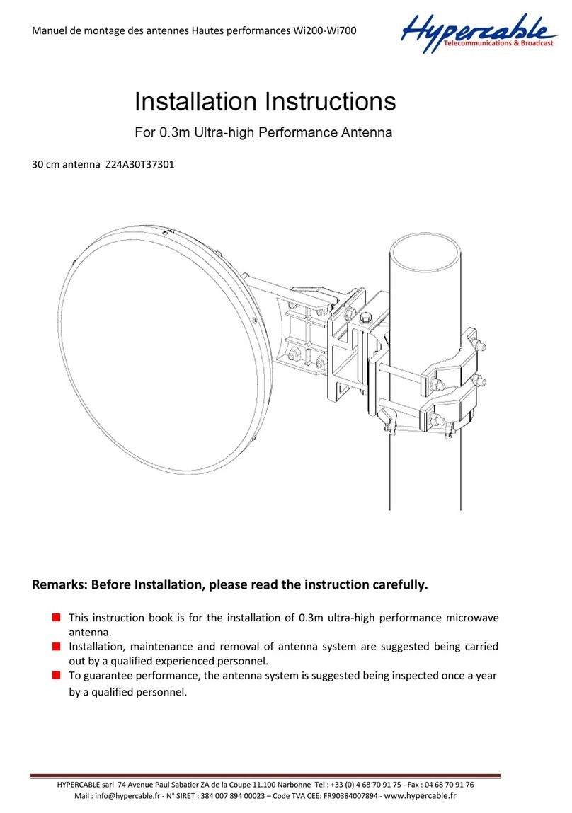 Hypercable Z24A30T37301 User manual