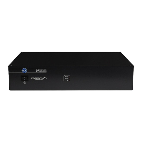 RCF DEC6104 user manual