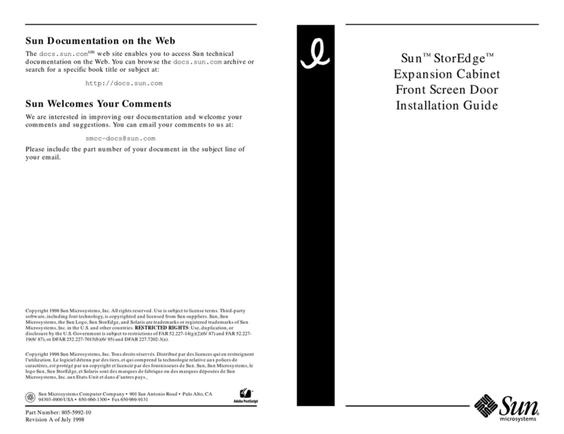 Sun Microsystems StorEdge Series User manual
