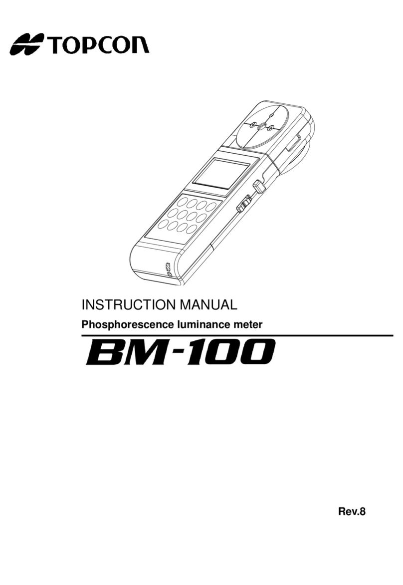 Topcon BM-100 Series instruction manual