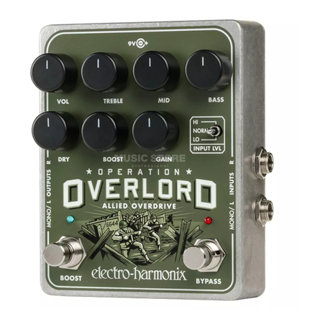 Electro-Harmonix OPERATION OVERLORD manual