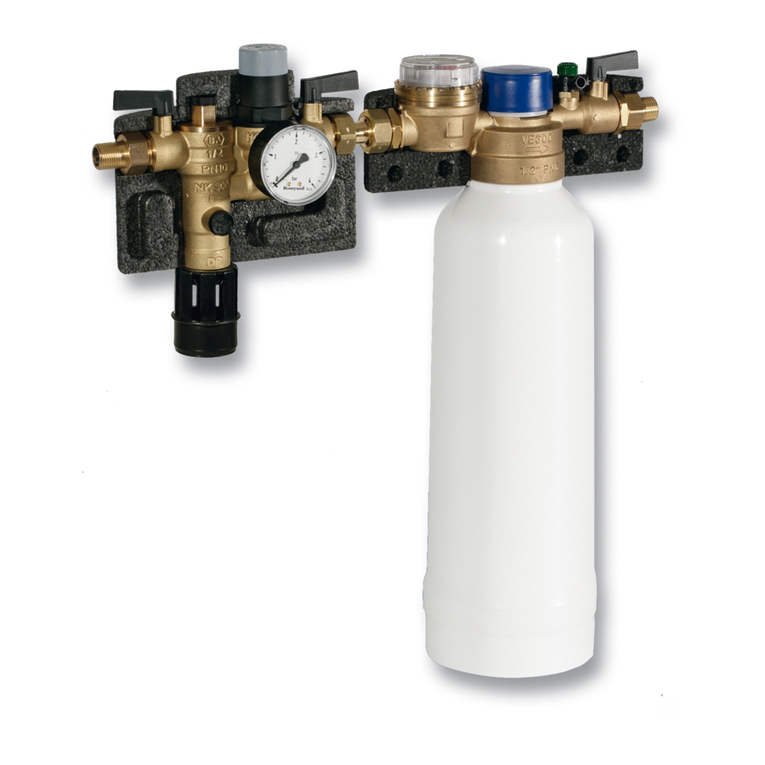 Honeywell VE300 installation instructions