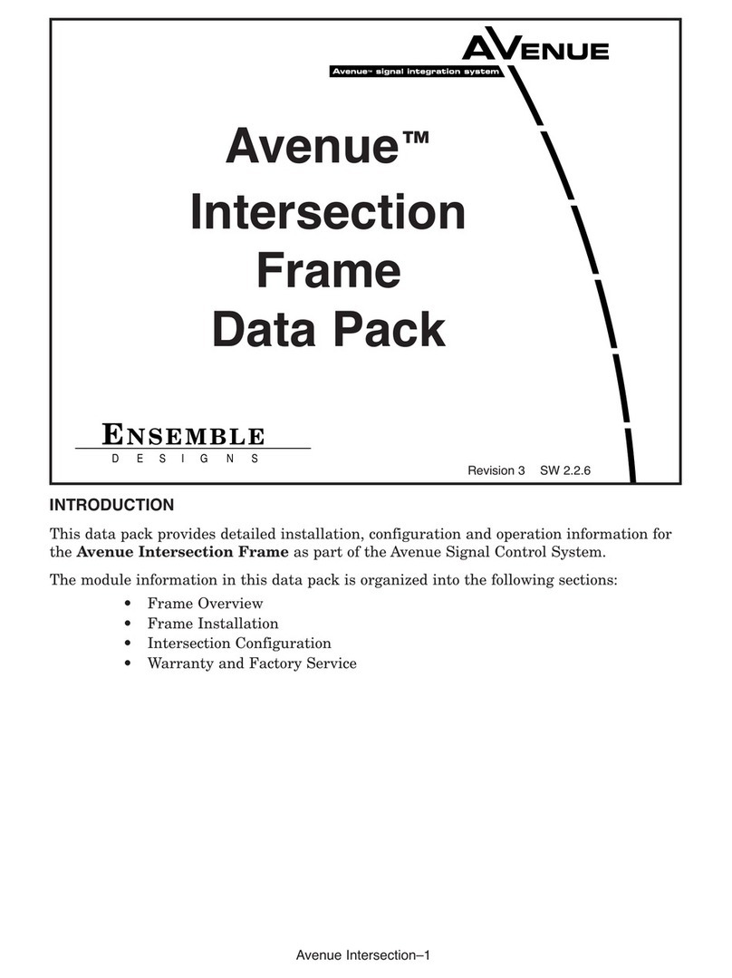 Ensemble Designs Avenue Intersection Frame Instruction manual