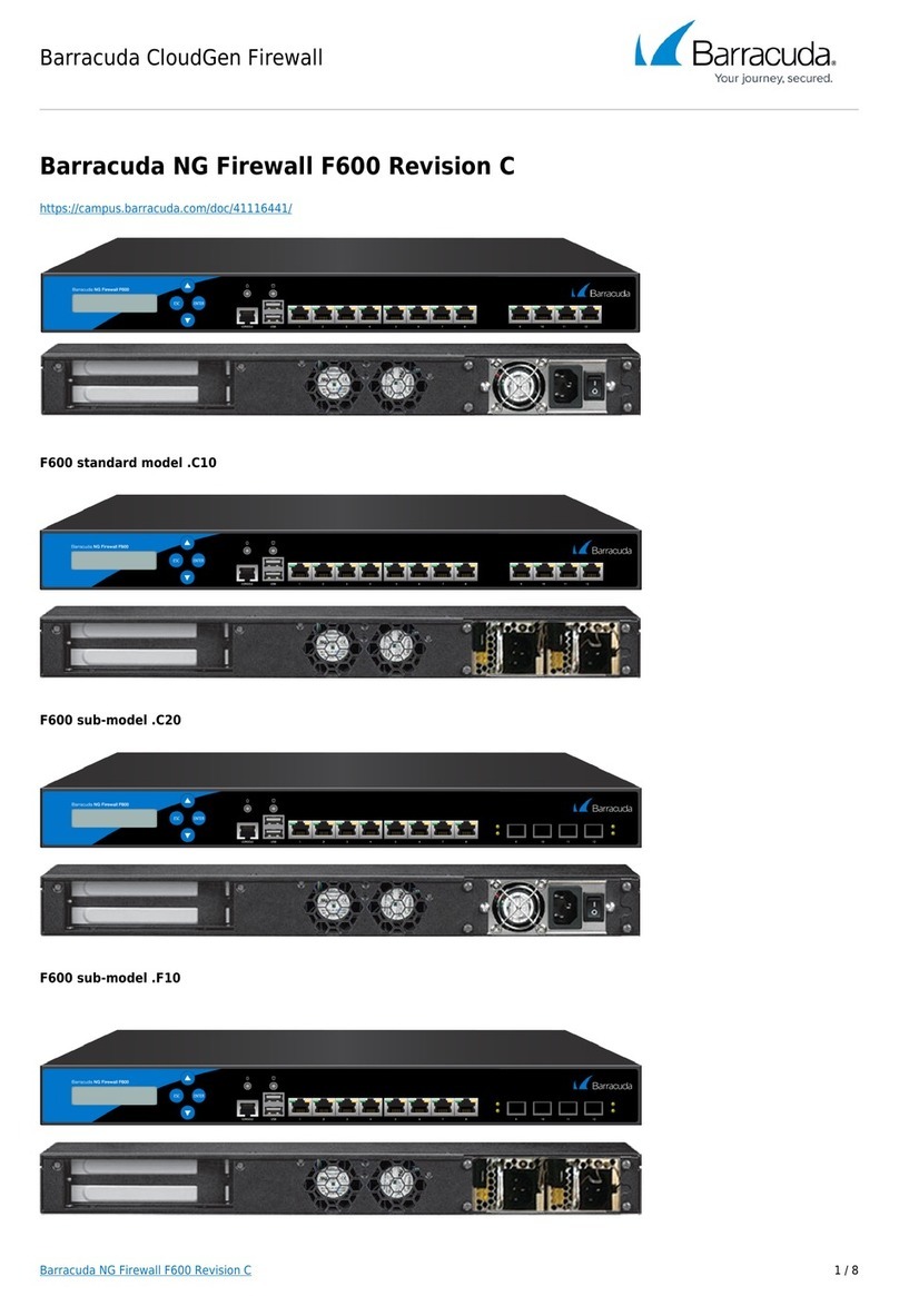 Barracuda CloudGen Firewall User manual