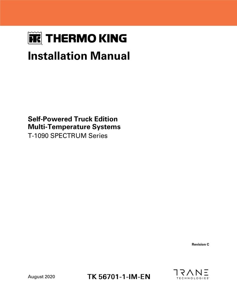 Trane Thermo King SPECTRUM T-90 Series installation manual