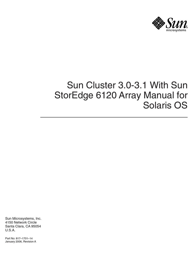 Sun Microsystems StorEdge 6120 User manual Sun Microsystems StorEdge 6120 User manual