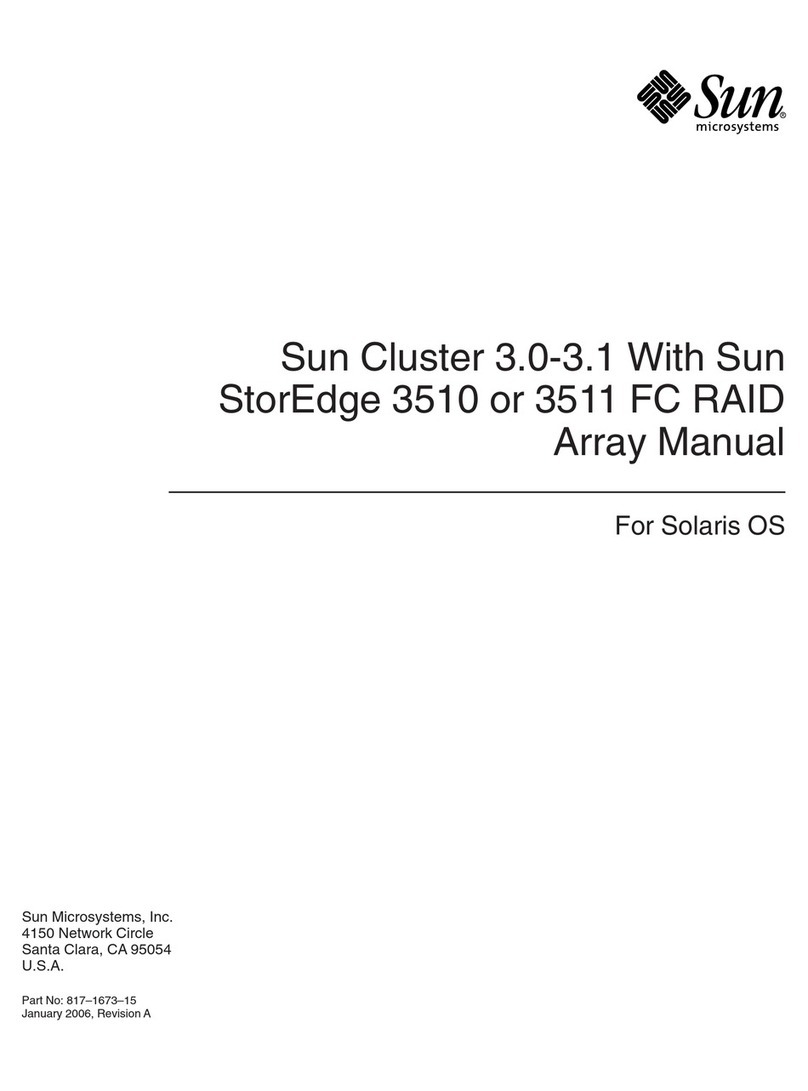 Sun Microsystems StorEdge 3510 User manual