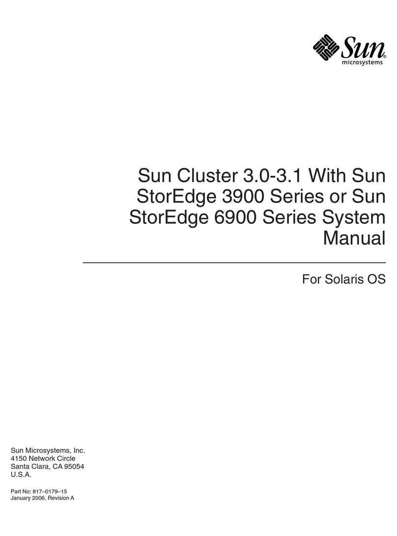 Sun Microsystems StorEdge 3900 Series User manual