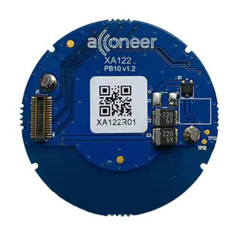 Acconeer XM122 Installation manual