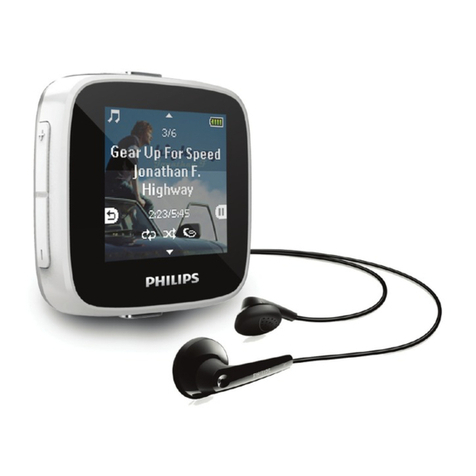 Philips GoGear SA3SPK02 User manual