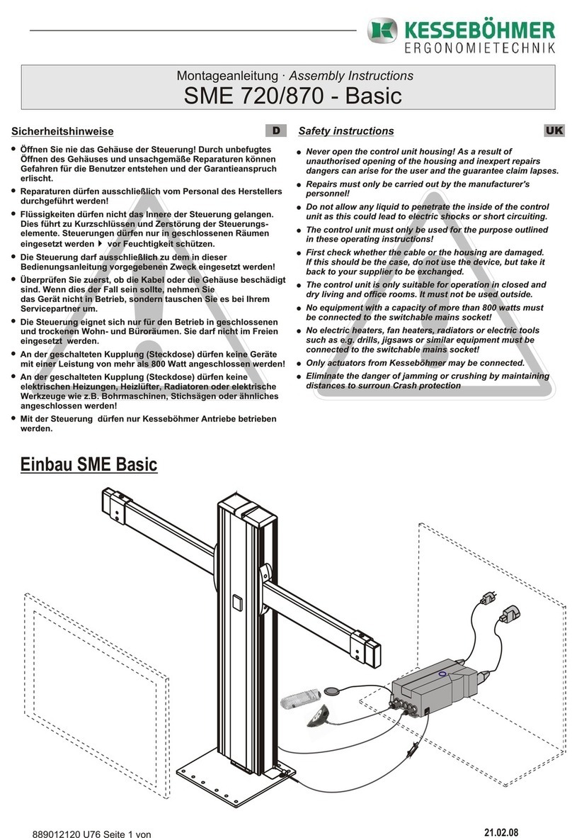 Kesseböhmer SME 720 Basic Assembly instructions